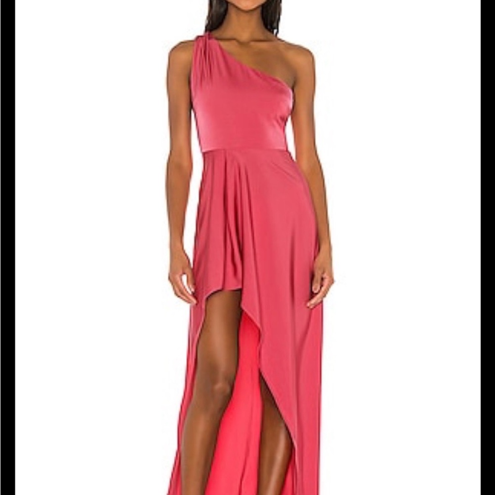 NBD Arielle Pink One-Shoulder Dress size XS